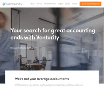 Venturity.com(Outsourced Accounting & Operational Services) Screenshot