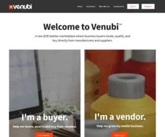 Venubi.com(A new B2B Textiles Marketplace) Screenshot
