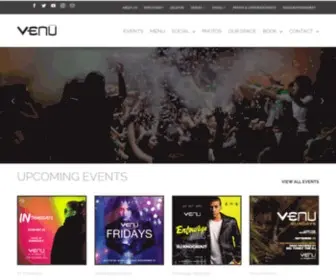 Venuboston.com(Boston's Best International Nightclub & Event Space) Screenshot