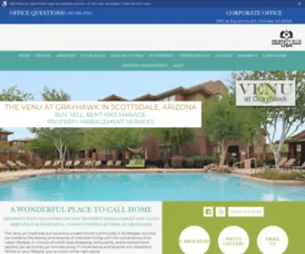 Venucondorentals.com(Venu at Grayhawk) Screenshot