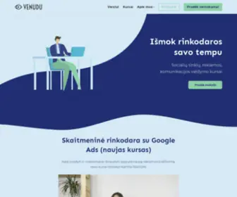 Venudu.lt(Išmok Marketingo / Rinkodaros internetu) Screenshot