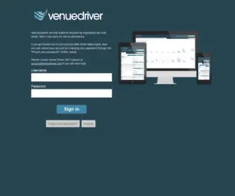 Venuedriver.com(Venue Driver) Screenshot