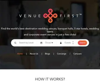 Venuefirst.com(Venue First) Screenshot