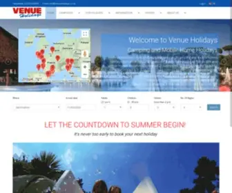 Venueholidays.com(Venue Camping Holidays) Screenshot