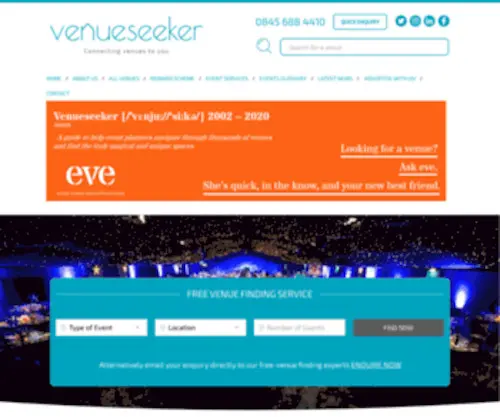 Venueseeker.com(Venue Hire in London) Screenshot