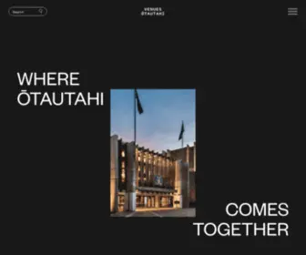 Venuesotautahi.co.nz(Tautahi's premiere venues) Screenshot