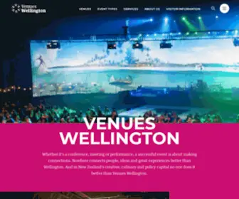 Venueswellington.com(Venues Wellington) Screenshot