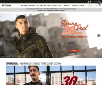 Venum.com(The World's leading combat sports brand) Screenshot