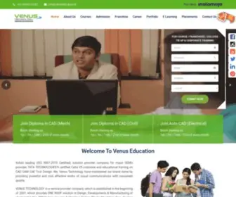 Venuseducation.in(AutoCAD Training Institute) Screenshot