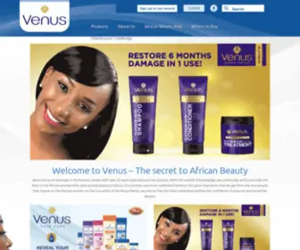 Venusforyou.com(Venus Hair and Beauty has a wealth of knowledge in the beauty industry and) Screenshot