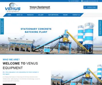 Venusindustries.net(Venus Equipment) Screenshot