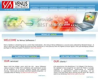 Venussoftwares.com(Venus Softwares) Screenshot