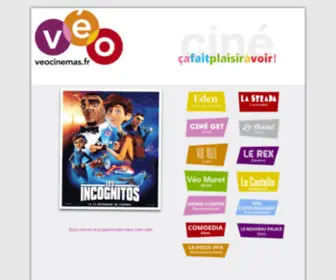 Veocinemas.fr(Le site officiel du Véo) Screenshot