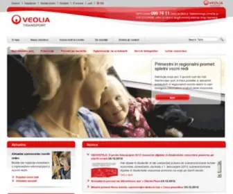 Veolia-Transport.si(Novičarski portal) Screenshot