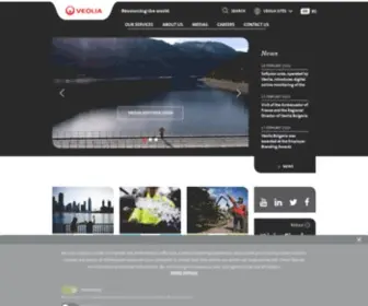 Veolia.bg(Home page BG) Screenshot