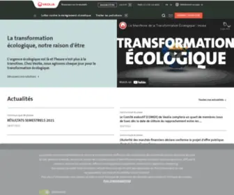 Veolia.ch(Veolia agit pour la transformation écologique) Screenshot