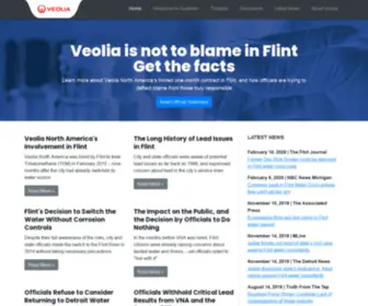 Veoliaflintfacts.com(Veolia Flint Facts) Screenshot
