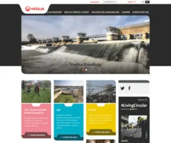 Veolia.ro(Home page RO) Screenshot