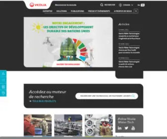 Veoliawatertechnologies.ca(Veolia Water Technologies) Screenshot