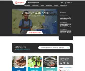 Veoliawatertechnologies.se(Homepage Sweden) Screenshot