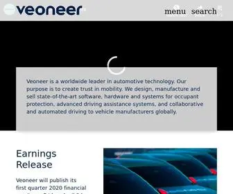 Veoneer.com(Creating Trust in Mobility) Screenshot