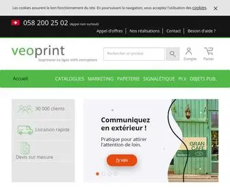 Veoprint.ch(Imprimerie en ligne) Screenshot