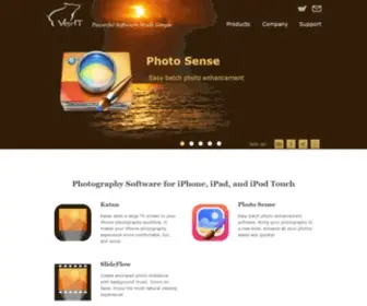 Veprit.com(Photography Software for Mac and iOS Devices) Screenshot