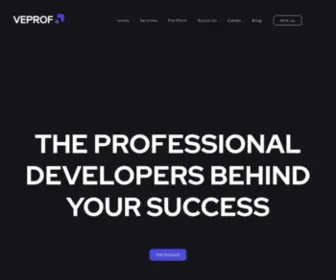 Veprof.com(The Professional Developers Behind Your Success) Screenshot