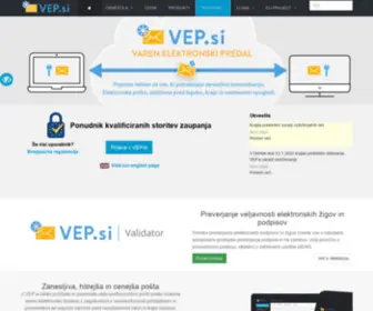 Vep.si(Varen elektronski predal) Screenshot