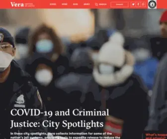 Vera.org(Vera Institute Vera Institute of Justice) Screenshot