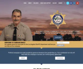 Vera4Sheriff.com(Eli Vera For Sheriff) Screenshot