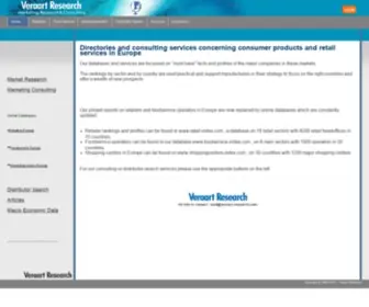 Veraart-Research.com(Veraart-Research Europe) Screenshot