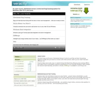 Veracity-SCM.com(The Next Step in DVCS) Screenshot