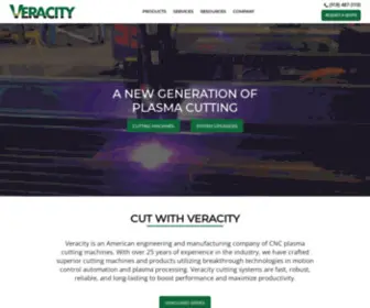 Veracitytechs.com(Plasma Cutting Machine Specialists) Screenshot