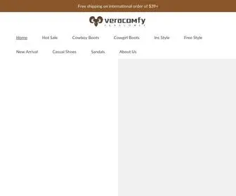 Veracomfy.com(Western Wear & Cowboy Boots) Screenshot