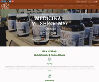 Veraherbals.com(Vera Herbals) Screenshot