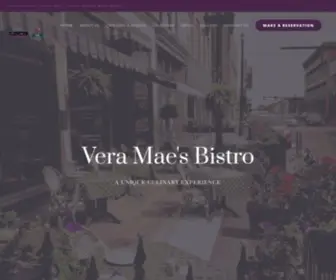 Veramaes.com(Located in the revitalized historic district of downtown Muncie. Vera Maes' goal) Screenshot