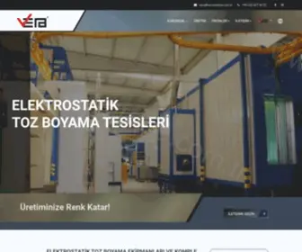 Veramakina.com.tr(Toz boyama ekipmanları) Screenshot