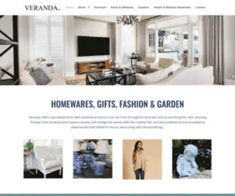 Veranda.com.au(Veranda Home & Garden) Screenshot