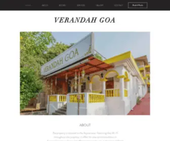 Verandahgoa.co.in(Hotel Anjuna) Screenshot