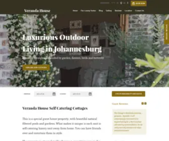 Verandahouse.co.za(Veranda House Guest House Accommodation in Johannesburg) Screenshot