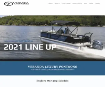 Verandamarine.com(Veranda Luxury Pontoons) Screenshot