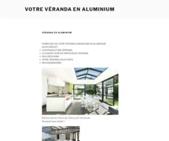 Verandart.fr(Véranda en aluminium) Screenshot