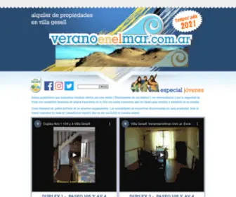 Veranogesell.com.ar(Verano en el Mar) Screenshot