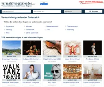 Veranstaltungskalender.net(Österreich) Screenshot