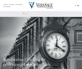 Verasage.com(Verasage institute) Screenshot
