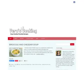 Verascooking.com(Vera's Cooking) Screenshot