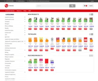 Verasia.eu(The European Japanese Language Bookstore) Screenshot