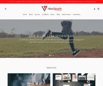 Verasports.com(Sports Mobility and Apparel) Screenshot