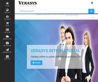 Verasys.ro(Cel mai mare catalog de produse IT&C din Romania) Screenshot